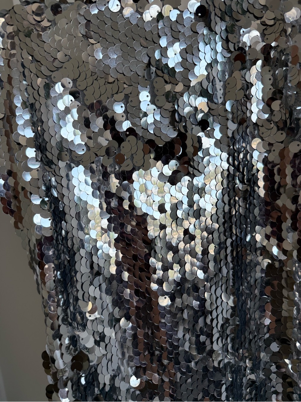 Runaway the Label Vesina Silver Sequin Mini Dress size S - Picture 6 of 9